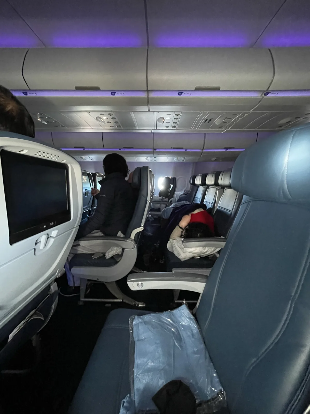 39,000피트 상공의 노을