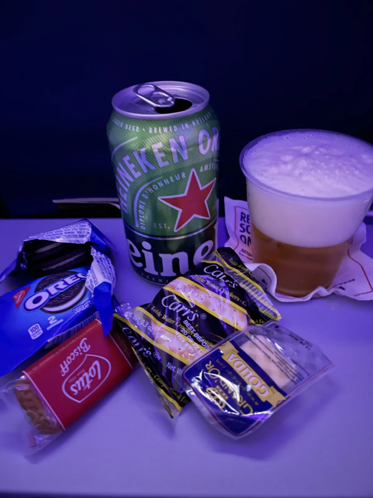 두 번째 기내식