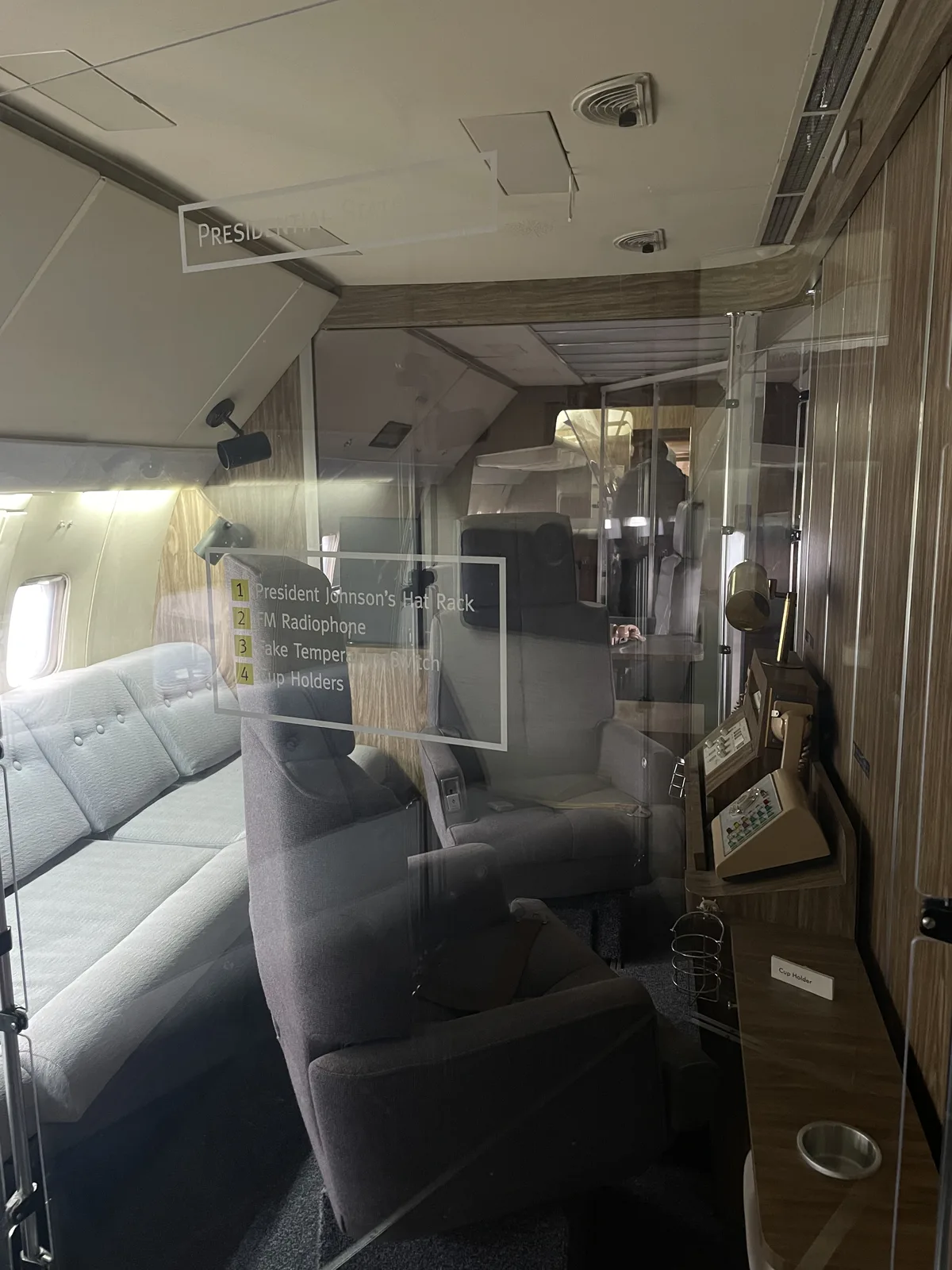 에어포스원 기내 내부 구경