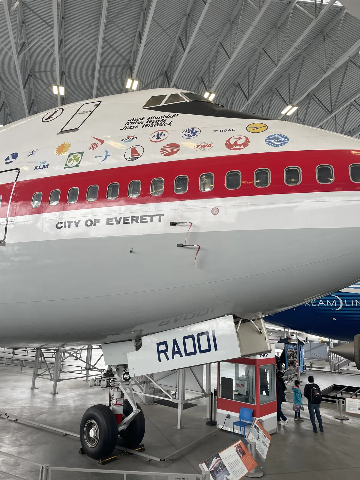 보잉747 프로토타입 N7470 외부