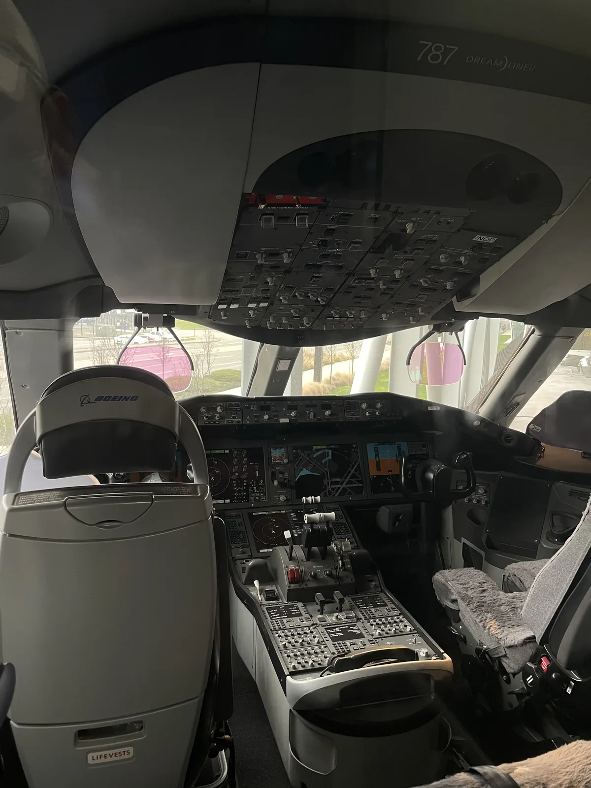 보잉787 드림라이너 기내 내부