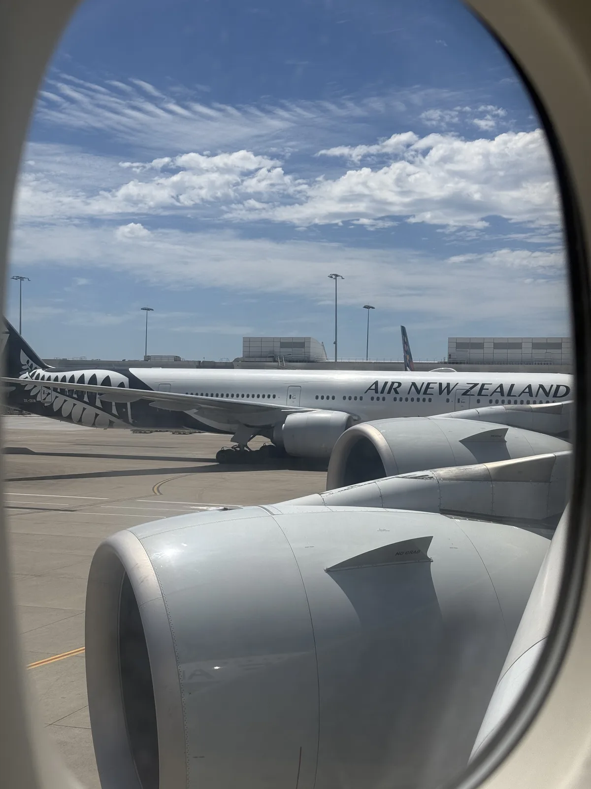 싱가포르항공 A380 푸시백 장면