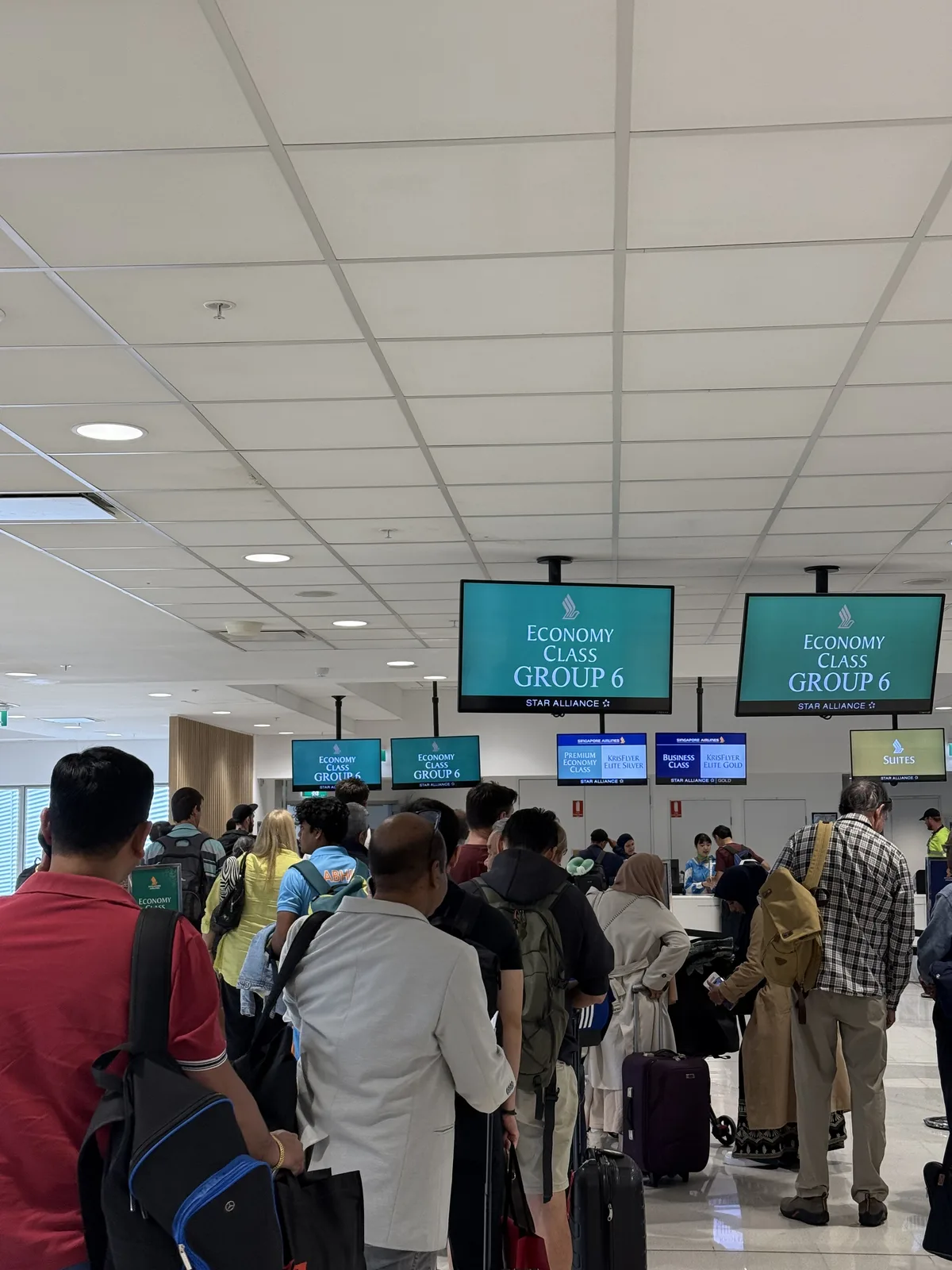 싱가포르항공 SQ232 탑승 게이트