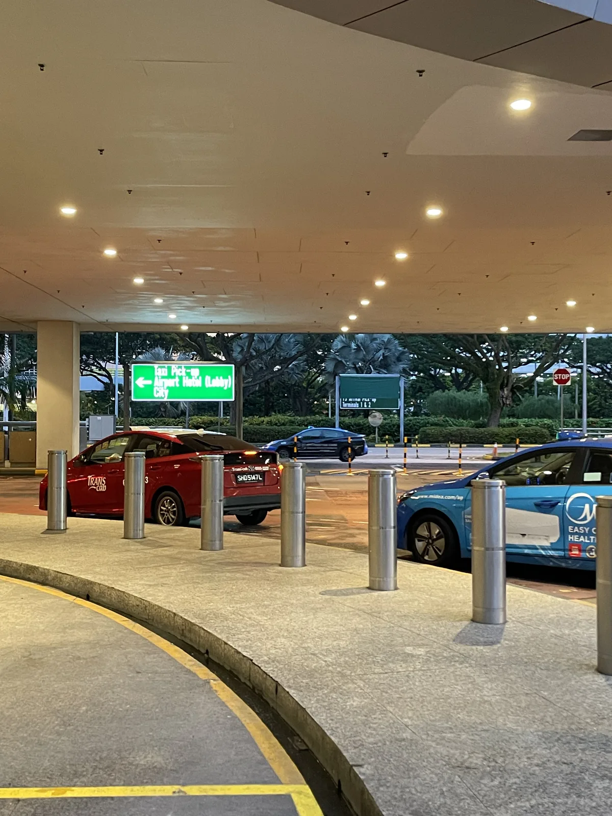 싱가포르 시내 거리 풍경