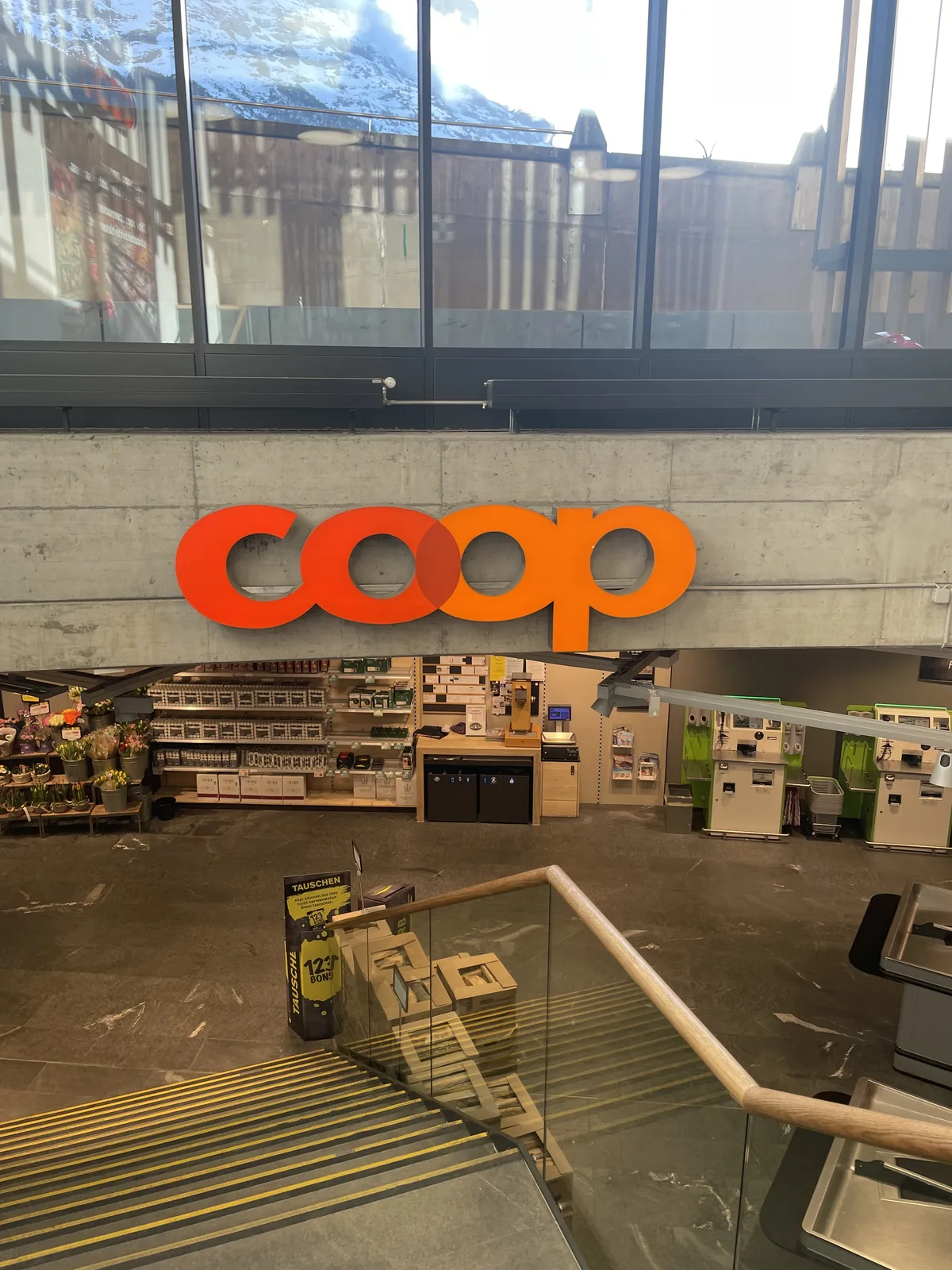 Coop supermarket near the hotel