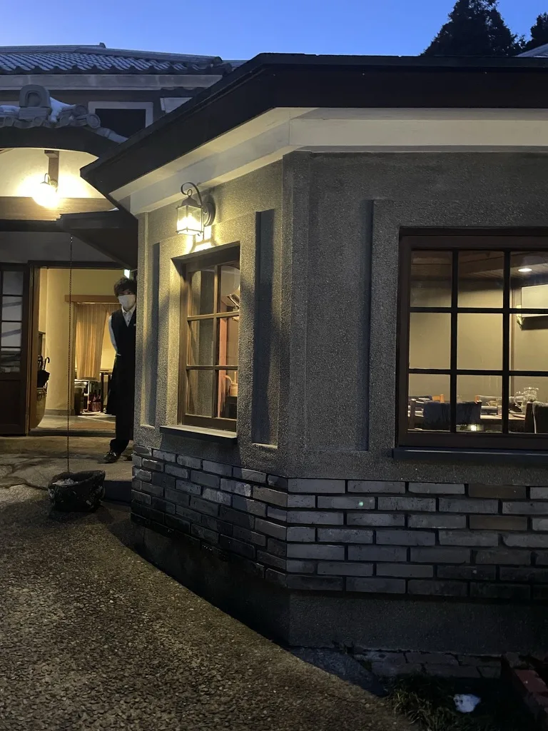 잇코텐 가이세키 전용 식사 룸 내부