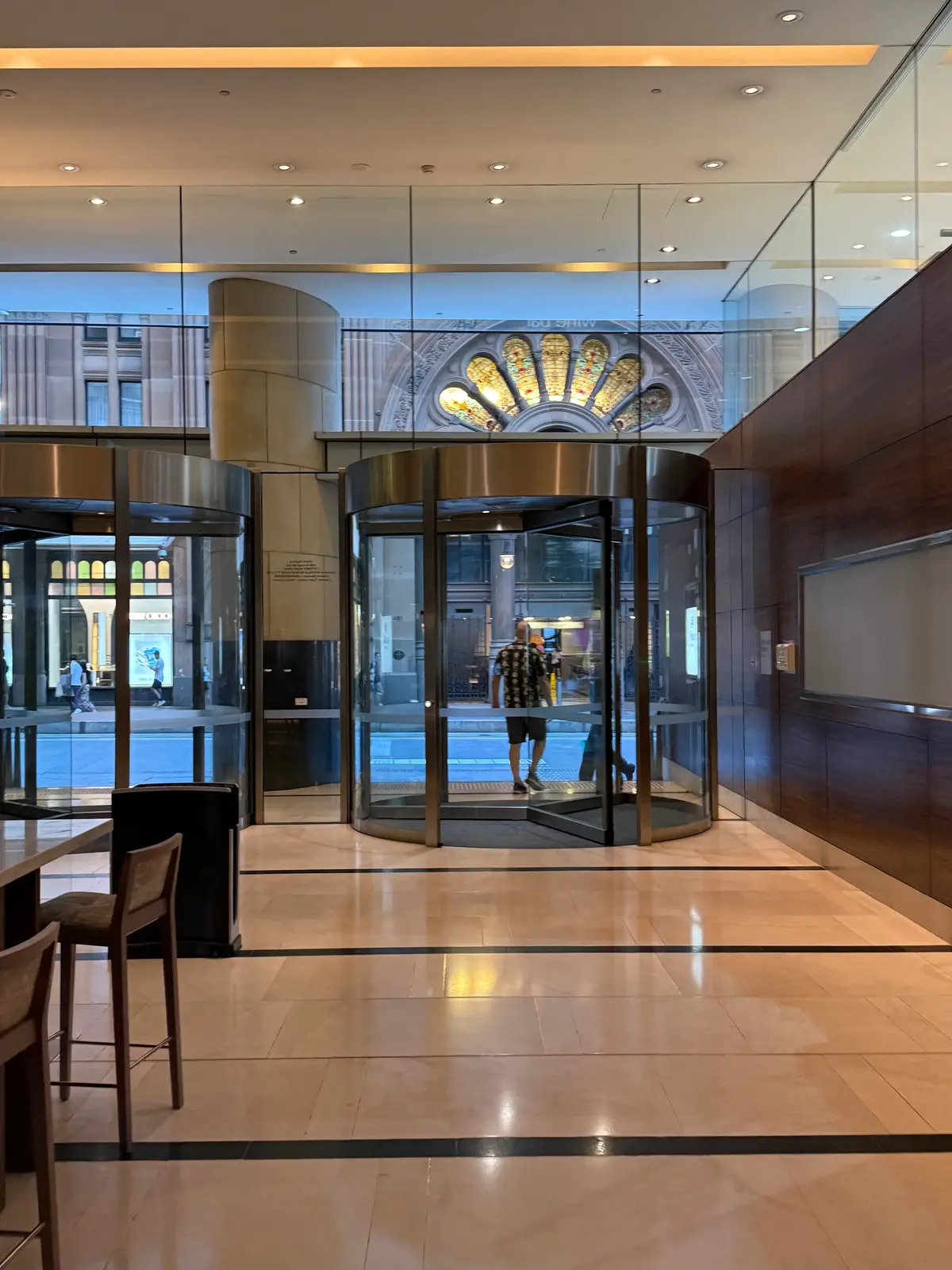 힐튼 시드니 호텔 로비 내부