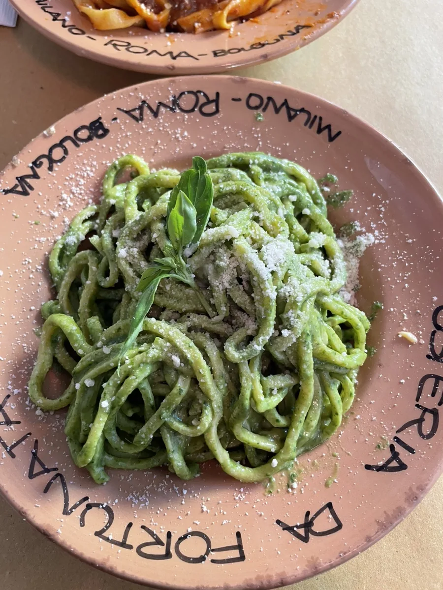 이탈리아 여행 중 식사 풍경